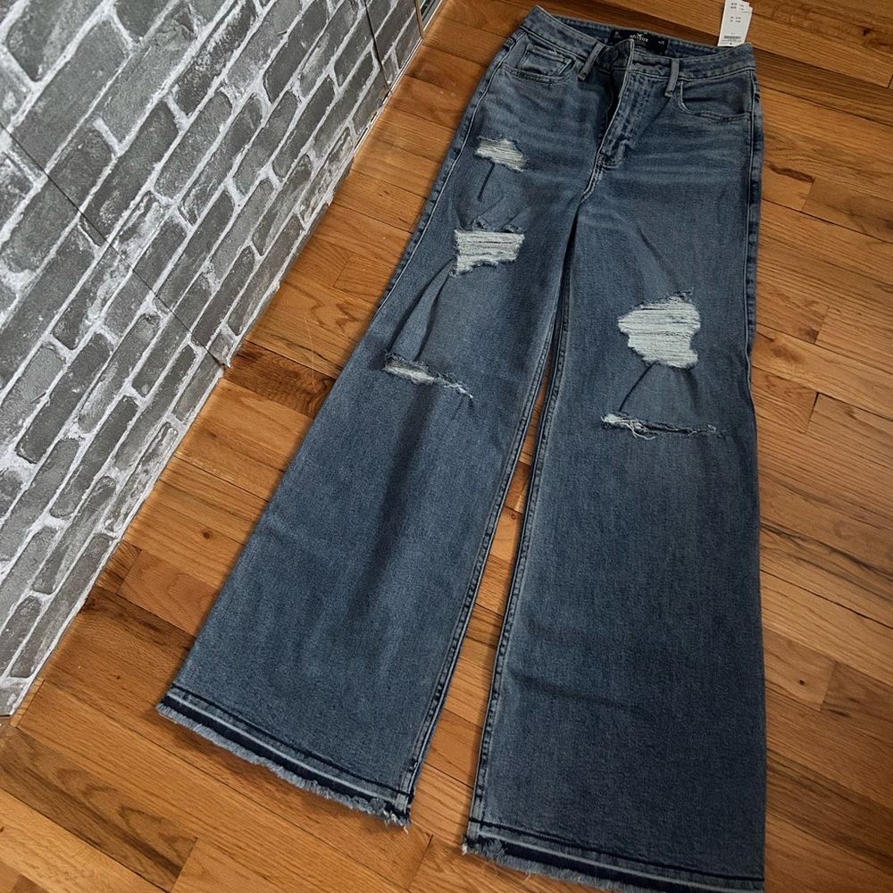 Hollister Dark Blue Flare Jeans